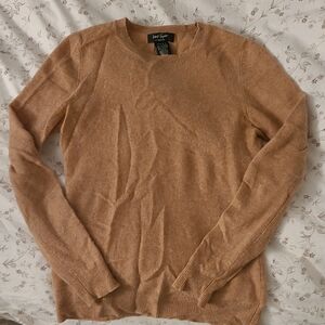 Lord & Taylor Women's Tan Crewneck Sweater